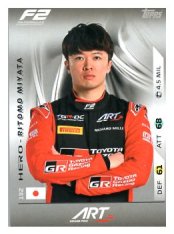 2025 Topps Turbo Attax F1 ART Grand Prix F2 Teams HP 192 Ritomo Miyata