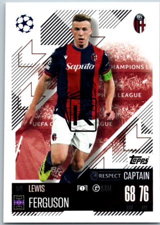 fotbalová kartička 2024-25 Topps Match Attax UEFA Club Competitions 340 Lewis Ferguson (Bologna FC 1909)  -  Captain