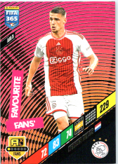 fotbalová karta Panini FIFA 365 2024 Adrenalyn XL AJA5 Kenneth Taylor AFC Ajax Fans' Favourite