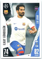 2023-24 Topps Match Attax EXTRA UEFA Club Competition Away Kit 80  Ilkay Gündoğan (FC Barcelona)