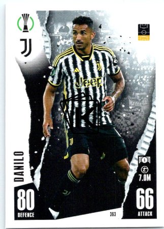 Fotbalová kartička 2023-24 Topps Match Attax UEFA Club Competitions 363 Danilo Juventus