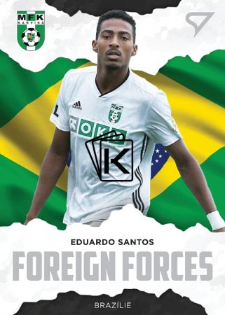 fotbalová kartička SportZoo 2020-21 Fortuna Liga Foreign Forces 4 Eduardo Santos MFK Karviná