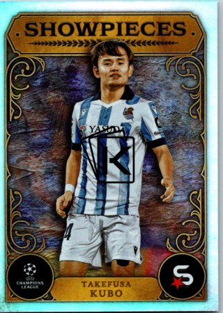 Fotbalová kartička 2023-24 Topps Superstars UEFA Club Competitions Showpieces 26 Takefusa Kubo (Real Sociedad de Fútbol)