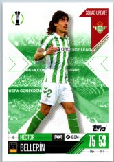 Fotbalová kartička 2024-25 Topps Match Attax EXTRA UEFA Club Competitions Squad Update 18.  Héctor Bellerín (Real Betis Balompié)