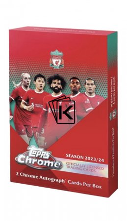 2023-24 Topps Chrome Liverpool FC Team Set Box