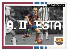 fotbalová kartička 2025-26 Topps Team set FC Barcelona We want the ball 41 Andrés Iniesta