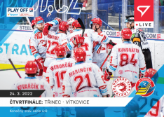 Hokejová kartička SportZoo 2021-22 Live L-122 HC Oceláři Třinec - BK Mladá Boleslav /30