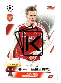 fotbalová kartička 2025-26 Topps Match Attax UCC 37 Martin Ødegaard (Arsenal)