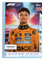 2025 Topps Turbo Attax F1  McLaren Supernova  334 Lando Norris