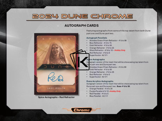 2024 Topps Dune Chrome Blaster Box