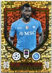 2023-24 Topps Match Attax EXTRA UEFA Club Competition Kings of Europe 304 Andre-Frank Zambo Angissa (SSC Napoli)