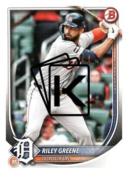 Baseballová karta 2025 Bowman 58 Riley Greene, Detroit Tigers