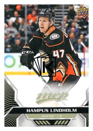 2020-21 UD MVP 160 Hampus Lindholm - Anaheim Ducks