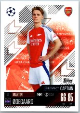 fotbalová kartička 2024-25 Topps Match Attax UEFA Club Competitions  39 Martin Ødegaard (Arsenal)  -  Captain