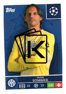 2025-26 Topps Champions League FC Internazionale Milano 212 Yann Sommer