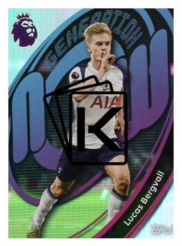 fotbalová kartička 2025-26 Topps  Premier League 268 Lucas Bergvall (Tottenham Hotspur)  -  Generation Now