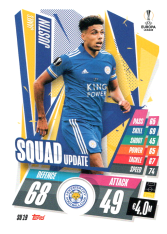 fotbalová kartička 2020-21 Topps Match Attax Champions League Extra Squad Update SU19 James Justin Leicester City