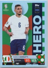 fotbalová karta Topps Match Attax EURO 2024 ITA10 Marco Verratti (Italy)  -  Hero