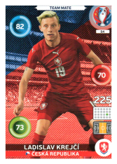 Panini Adrenalyn XL EURO 2016 Team Mate 54 Ladislav Krejčí Česká Republika