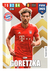 Fotbalová kartička Panini Adrenalyn XL FIFA 365 - 2020 Team Mate 185 Leon Goretzka Bayern Mnichov