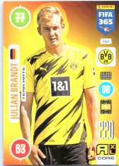 fotbalová karta Panini Adrenalyn XL FIFA 365 2021 Team Mate 163 Julian Brandt Borussia Dortmund