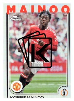 fotbalová kartička 2024-25 Topps Chrome Refractor 29 - Kobbie Mainoo