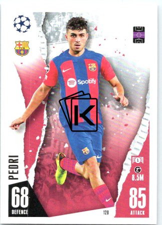 Fotbalová kartička 2023-24 Topps Match Attax UEFA Club Competitions 128 Pedri FC Barcelona