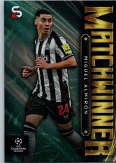 Fotbalová kartička 2023-24 Topps Superstars UEFA Club Competitions Matchwinner MW-23 Miguel Almirón (Newcastle United)