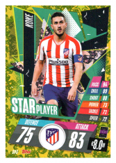 fotbalová kartička Topps Match Attax Champions League 2020-21 Star Player SP3 Koke - Atlético de Madrid