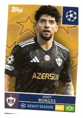 2025-26 Topps Champions League  Qarabağ FK 548 Kady Borges