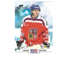 Hokejová kartička Czech Ice Hockey Team 21. Jakub Krejčík