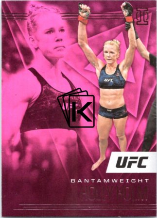 2021 Panini Chronicles UFC Illusions 169 Holly Holm Pink Parallel