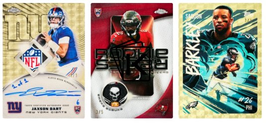 2025 Topps Chrome Football Blaster Box