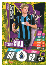 fotbalová kartička Topps Match Attax Champions League 2020-21 Rising Star RS4 Charles De Ketelaere - Club Brugge