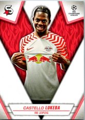 Fotbalová kartička 2023-24 Topps Superstars UEFA Club Competitions 129 Castello Lukeba (RB Leipzig)