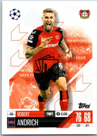 fotbalová kartička 2024-25 Topps Match Attax UEFA Club Competitions 199 Robert Andrich (Bayer 04 Leverkusen)