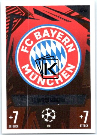 Fotbalová kartička 2023-24 Topps Match Attax UEFA Club Competitions 190 FC Bayern München