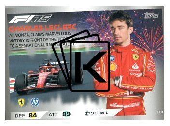 2025 Topps Turbo Attax F1 Scuderia Ferrari HP  Epic Moments  108 Charles Leclerc