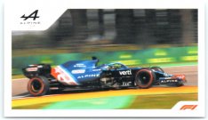 samolepka 2021 Topps Formule 1 Widescreen 109 Fernando Alonso Alpine