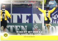 Fotbalová kartička 2021-22 Topps Borrusia Dortmund Tomáš Rosický Mit Dem 4:2 In Hamburg 2006