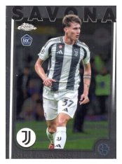 fotbalová kartička 2024-25 Topps Chrome UCC 46 Nicolò Savona, Juventus RC