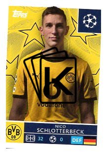 2025-26 Topps Champions League Borussia Dortmund 145 Nico Schlotterbeck