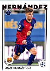 fotbalová kartička 2024-25 Topps UEFA Club Competitions Flagship 52 Unai Hernández RC FC Barcelona