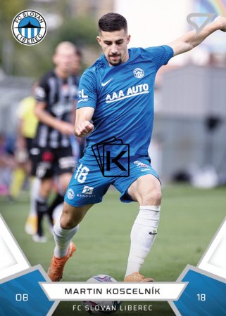 fotbalová kartička 2021-22 SportZoo Fortuna Liga 80 Martin Koscelník FC Slovan Liberec