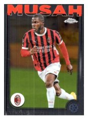 fotbalová kartička 2024-25 Topps Chrome UCC 79 Yunus Musah, AC Milan