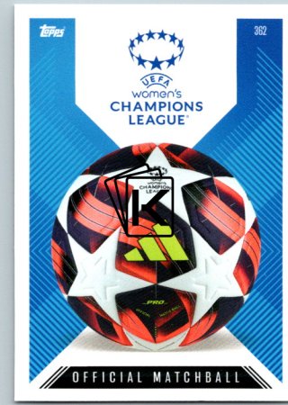 Fotbalová kartička 2024-25 Topps Match Attax EXTRA UEFA Club Competitions 362.  UEFA Women's Champions League 2025