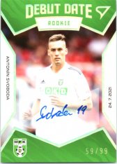 fotbalová kartička 2021-22 SportZoo Fortuna Liga Debut Date Rookie DRD6 Antonín Svoboda /99