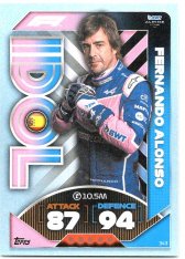 2022 Topps Formule 1 Turbo Attax F1 Idol 343 Fernando Alonso (Alpine)