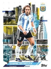 fotbalová kartička 2025-26 Topps Team Set Argentina AFA in the Apple 46 Gabriel Batistuta