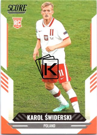 2021-22 Panini Score FIFA 53 Karol Swiderski - Poland RC